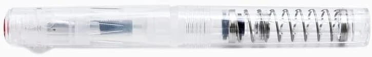 Twsbi Go stūmoklinis plunksnakotis, skaidrus