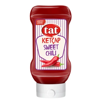 Saldžiarūgštis čili - pomidorų kečupas TAT, 390g