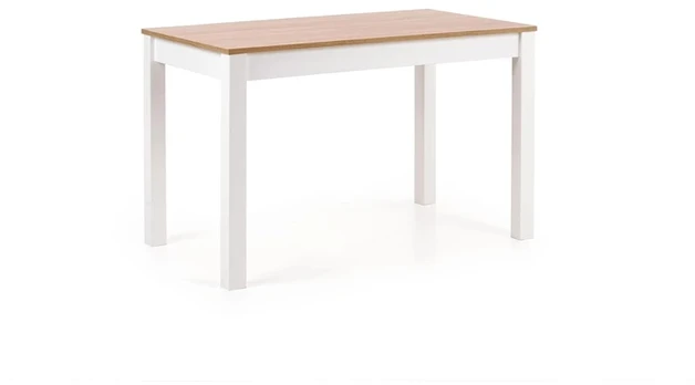 Kitchen table. ruda/baltas. 120 cm x 68 cm x 76 cm