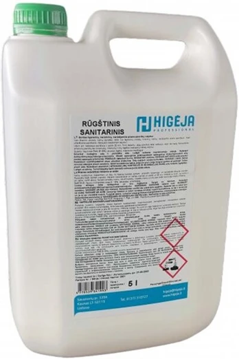 Rūgštinė sanitarinė valymo priemonė, 5 l
