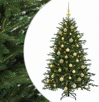 Dirbtinė kalėdinė eglutė su rutuliuku 150 cm 150 LED