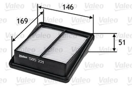 Oro filtras VALEO 585221 kaina