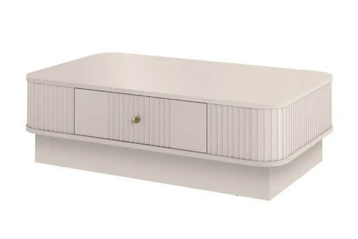 Coffee Table Vesper - Cashmere / Gold Handles