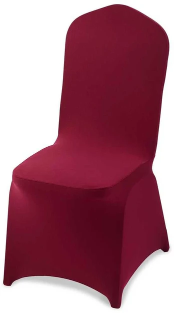 50 vnt. bordo kėdžių užvalkalai poliesterio elastanas