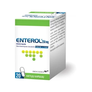 ENTEROL 250 mg kietosios kapsulės N20