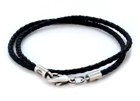 Bico 3mm juodas pintas karoliai (CL13 juodas)