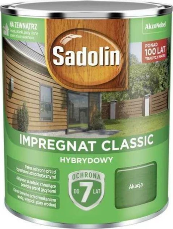 Sadolin Impregnat Classic Hybrydowy Akacja 0,75L Sadolin