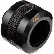 Perėjimas Alphacool Icicle Pro Connection 16mm Hardtube Fitting G1/4 - black kaina