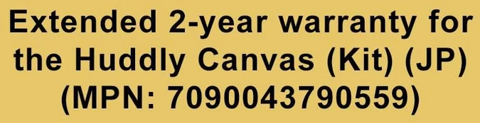 Ext. 2-yr warr. Huddly Canvas (Kit) (JP)