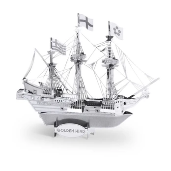 Metalinis 3D konstruktorius Golden Hind