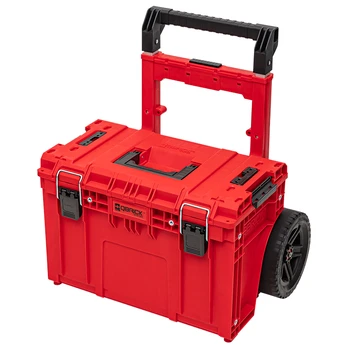 Q-Brick QBRICK PRIME įrankių dėžė su ratukais Raudonas
