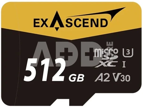Exascend UHS-I microSD Card Series 512GB Catalyst (with Adapter)