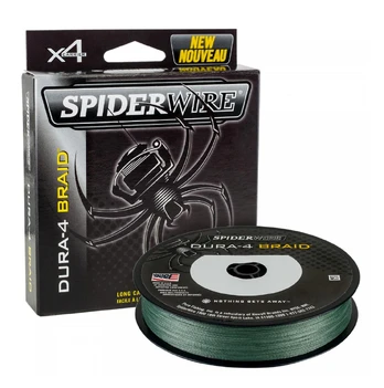 SpiderWire Dura 4 Braid pintas valas Moss Green 0.12