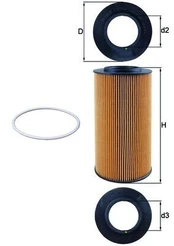 Alyvos filtras MAHLE OX434D