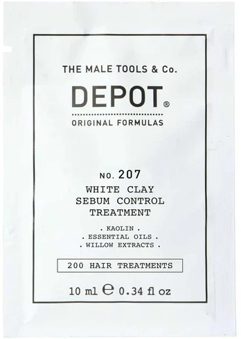 Depot Depas Nr.207 Baltas Clay Sebum Control 10ml
