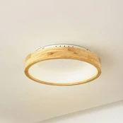 "Lucande" LED lubinis šviestuvas "Samvel", Ø 40 cm, medis