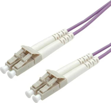 Roline ROLINE FO Cable 50/125µ. OM4. LC/LC. Violet. 0.5m