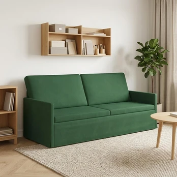 3 vietų sofa Džiunglių žalia 190 x 81 x 82 cm