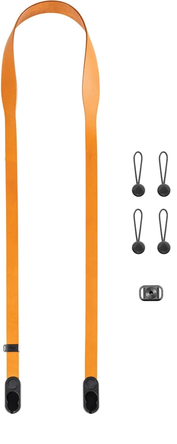Peak Design camera strap Form Leather Long, amber