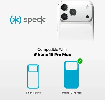 Dėklas iPhone 18 Pro Max / 17 Pro Max Speck Candyshell Icon MagSafe, juodas