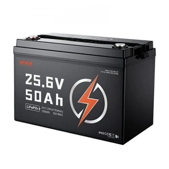 24V 50Ah LiFePO4 ličio akumuliatorius, 4000+ ciklai, 50A BMS su Bluetooth