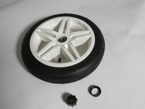 Berg Wheel baltas 12.5x3.00-9 slick, traction