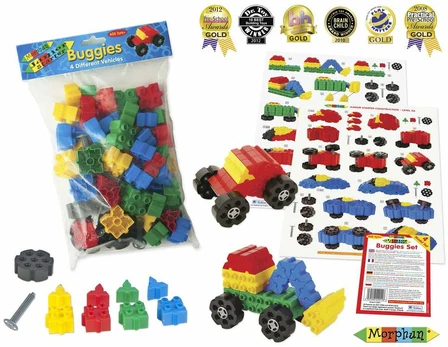 Konstruktorius Morphun 4 Transporto priemonės 64 el.