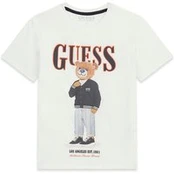 Guess Marškinėliai L6GI09 K8HM4 Balta Regular Fit