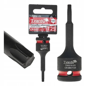 Smūginė Torx T27 1/2" Cr-mo galvutė