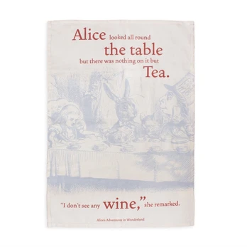 Tea Towel Recycled Cotton - Pulteney Press (Alice)