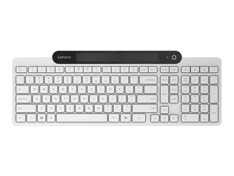 Lenovo 800 Self-Charging Bluetooth Keyboard-US English | Keyboard | Bluetooth | US English | White