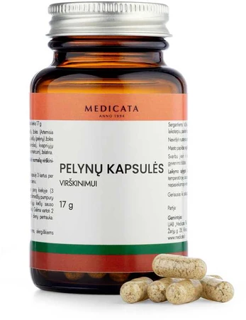 PELYNO KAPSULĖS