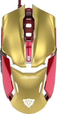Žaidimų pelė E-Blue Iron Man Armor, geltona
