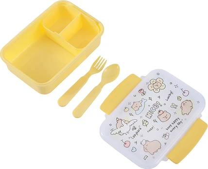 Itotal - Lunch Box with Cutlery - Capybara (ID2027)