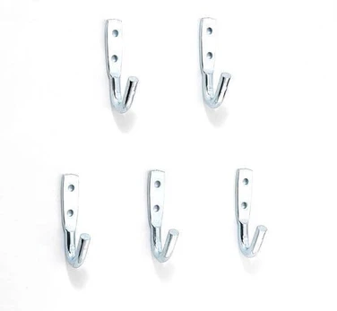 Mottez universalūs viengubi kabliai 25 x 80mm 5 vnt.