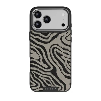 Black Sand - iPhone 17 Pro Max Case, Elite Dark (MagSafe) / Silver