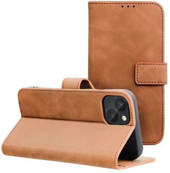 Dėklas Oem TENDER Book Case for IPHONE 14 ruda