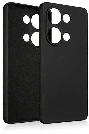 Beline Dėklas Silicone Poco X6 juoda/juodas