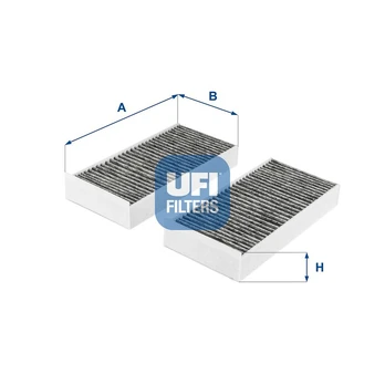 Filtras, salono oras UFI 54.279.00