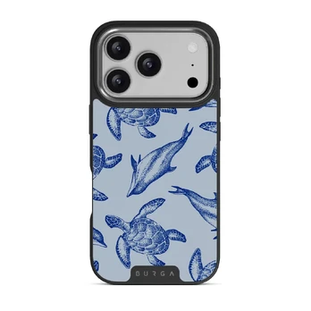 Aquatic Dance - iPhone 17 Pro Case, Elite Dark (MagSafe) / Gunmetal