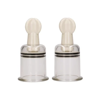 Ouch By Shots OUCH! Suction Cup Medium - High-Grade Plastic Nipple Enhancer Set
