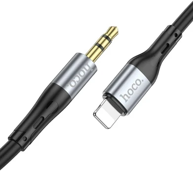 HOCO cable AUX Jack 3,5 mm to Lightning UPA22 1 m juodas