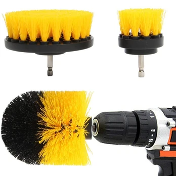 Valymo šepečiai suktukui - Drill Brush, 3 vnt.