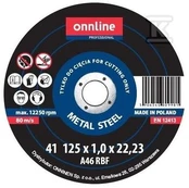 Onnline Plieninis skydas 125X1,0X22