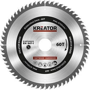 Pjovimo diskas Kreator, 200 mm x 30 mm