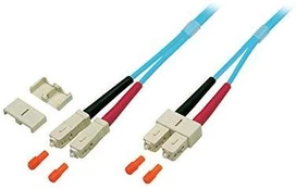 EFB Duplex Jumper SC-SC 50/125, OM3, LSZH, aqua, 3.0mm, 20m