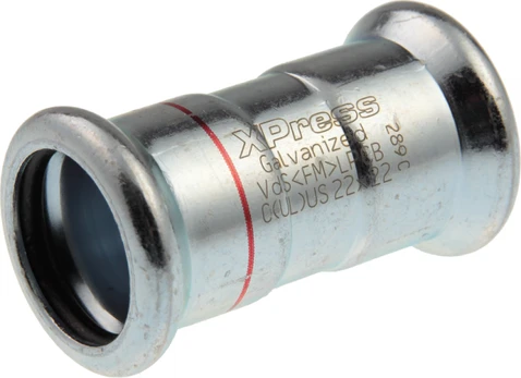 Straight coupling 89,9x89,9 (Steel) KAN-therm