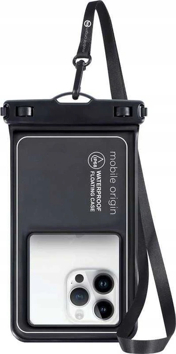 MOBILE ORIGIN Mobile Origin Atsparus vandeniui floating case 6,8", juodas/baltas