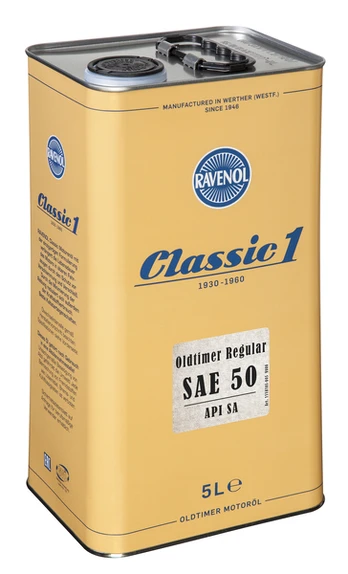 RAVENOL Variklių alyva RAV OLDTIMER REG SAE50 5L