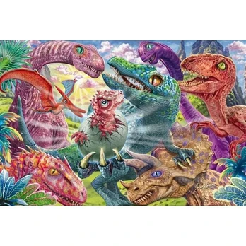 100 dalių galvosūkis: Mažasis dino, didelės nuotykiai